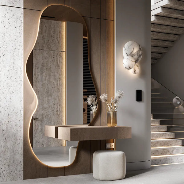 Dressing Table with Asymmetric Mirror