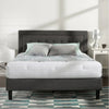 Button Tufted Upholstered Bed Frame