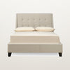 Button Headboard Upholstered Bed