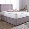 Button Lined Headboard Bed Set