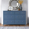 Kowalsky 8-Drawer Dresser Blue