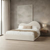 Aabo Wave Line Panel Upholstered Bed | Lavish Furniture