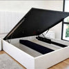 White Hydraulic Lift Storage Bed