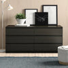 Kepner 6-Drawer Dresser Black