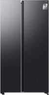 Samsung BeSpoke 655L side by side refrigerator in black
