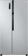 LG 509L side by side refrigerator in silver