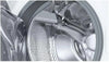 Stainless steel drum close-up