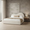 Aabo Wave Line Panel Upholstered Bed | Lavish Furniture