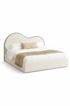 Aabo Wave Line Panel Upholstered Bed | Lavish Furniture