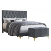 Andrei Tufted Headboard Bed Set