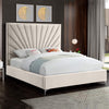 Cross Tufted High Headboard Upholstery Bed