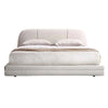Curved Padded Headboard Bed