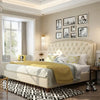 Tufted Headboard Bed Frame