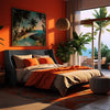Winged Angle Headboard Bed
