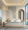 Elsia Royale Petal Curve Bed | Luxury Upholstered Bed Dubai