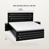 King Size Bed 180 x 200 cm with Nightstands