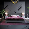 Upholstered Faux Leather Bed
