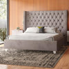 Jennie Tufted Headboard Bed