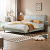 Platform Faux Leather Bed