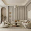 Rounded Edge Modular Sofa Set