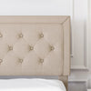 Tufted Headboard Upholstered Bed Frame