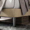 Tufted Headboard Upholstered Bed Frame