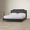 Tufted Panel Headboard Bed