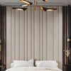 Upholstered Lined Wall Panel Bed
