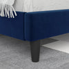 Velvet Wingback Bed Frame
