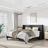 Winged Angle Headboard Bed