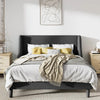 Winged Angle Headboard Bed