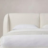 Winged Back Upholstered Bed