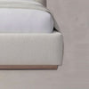 Winged Back Upholstered Bed