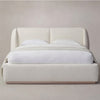 Winged Back Upholstered Bed