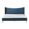 Winged Headboard Bed