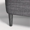 Winged Plush Upholstered Bed