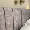 Winged Velvet Bed